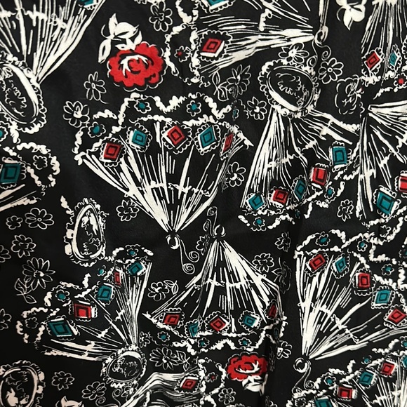 PUG Dixie Fried S Elegant Black and Multicolor Dress - Picture 2 of 5